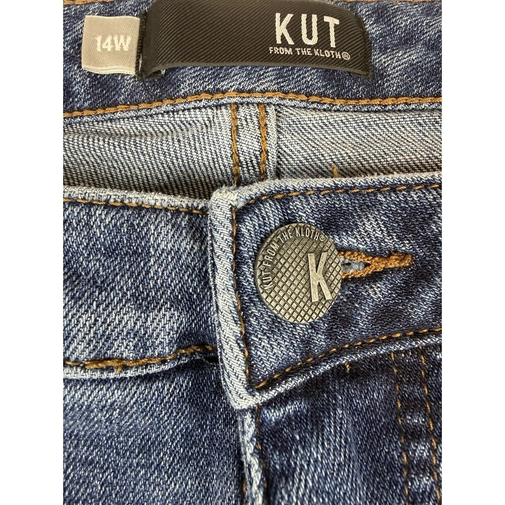 Kut From The Kloth Catherine High Rise Boyfriend Jeans Womens‎ 14W Stretch Denim - Picture 4 of 7